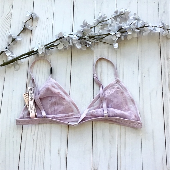 2/$25❤NWT Victoria’s Secret Lace Triangle Bralette - Picture 2 of 3